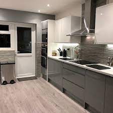 Grey gloss kitchen units ukutabs shallow hal. Lochanna Kitchens Sur Twitter Greys Definitely Aren T Going Anywhere This Is A Beautiful Profile Dust Grey Gloss White Gloss Kitchen Designed Supplied By The Liverpool Branch Of Beesleyandfilde Mixing