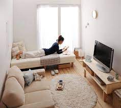 Flat Clean Small Studio Apartment Decorating Small Room Design Small Studio Apartment Design