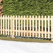 You will need some strong wooden corner posts and end posts to make your fence strong and prevent it from sagging. Round Top Picket Fencing Diy Kit Buy Online Uk Delivery