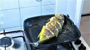 Panggangan gas roaster bbq kompor 3 tungku. Ikan Panggang Teflon Yang Gurih Youtube