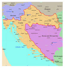 In 1967, croatian authors and linguists published a declaration on the status and name of the croatian standard language demanding equal treatment. Political Map Of Croatia Croatia Europe Mapslex World Maps