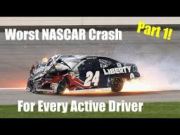 Its crash report was limited because it wants feedback from the driver, an engineering graduate from purdue ''were there any changes from talladega to daytona in terms of how they raced? Worst Crash For Every Active Nascar Cup Series Driver Part 1 Youtube
