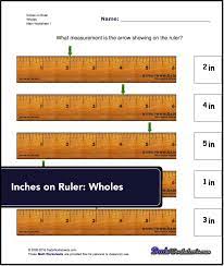 Worksheets For Measuring Length On An Imperial Inch Ruler From Zero Math Facts Addition Measurement Worksheets Printable Math Worksheets