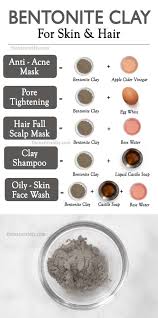It's sometimes used in the personal care industry as a face mask. Bentonite Clay For Skin And Hair The Natural Diy