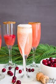 Get ready for a little christmas cheer with a christmas. Holiday Orange Cranberry Mimosa Recipe Wicked Spatula