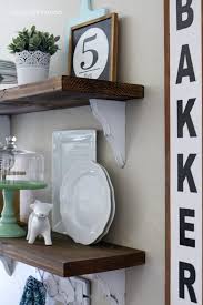 Explore farmhouse style shelf decor ideas for your bedroom, living room, and kitchen walls. Farmhouse Chic Dining Room Shelves Lolly Jane