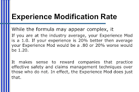 In the insurance industry in the united states, an experience modifier or experience modification is an adjustment of an employer's premium for worker's compensation coverage based on the losses the insurer has experienced from that employer. Caf Construction Site Safety Certificate Program Ppt Download