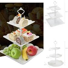 Siniri 100 Yeni 3 Katmanli Vintage Cicekli Seramik Pasta Standi Cupcake Dugun Tabak Cay Sicak Ingiltere Saklama Tepsileri Aliexpress
