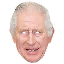 King Charles Face Mask Royal Family Fancy Dress Street Party Decoration  Birthday