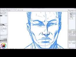 Drawing a Comic Book Face Digitally