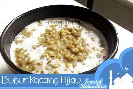 Sajian Ramadhan Resep Bubur Kacang Hijau Resepkoki Co Food Recipes Food And Drink