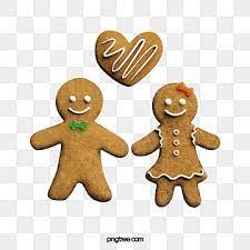 Three Dimensional Ginger Lover Stereoscopic Gingerbread Man Couples Png Transparent Clipart Image And Psd File For Free Download Gingerbread Man Gingerbread Christmas Illustration