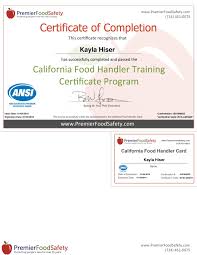 First, you must get the necessary training materials as outlined by servsafe. Ca Food Handler Card