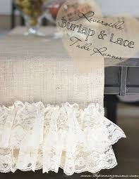 20 Lace Tutorials U Create Lace Table Runners Lace Table Burlap Lace Table Runner