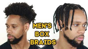 How To Men S Box Braids On Type 4 Natural Hair Youtube