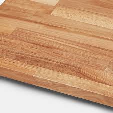 Goodhome alpinia matt grey painted wood effect shaker highline cabinet home & diy bargains uk. Goodhome 27mm Kava Natural Solid Beech Square Edge Kitchen Worktop L 3000mm Diy At B Q