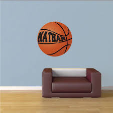 Your sports decal will not have a background; Girls Boys Room Custom Basketball Wallpapers Basketball Bedroom Stickers Large Basketball Decals Sports Wallpapers Basketball Wall Decals Basketball Wall Decor Basketball Wall