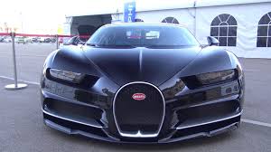 Black Bugatti Chiron In Vienna Austria Front View Gallery Bugatti Chiron Bugatti Black