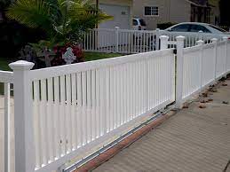 Slide gate operators are most commonly used for commercial gate automation systems or when the site has steep grades. Vinyl Rolling Gate Design Ideas Pictures Vinyl Concepts