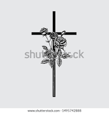 Blue watercolor flowers transparent background. Cross Clip Art With Transparent Background Cross With Flowers Clipart Stunning Free Transparent Png Clipart Images Free Download