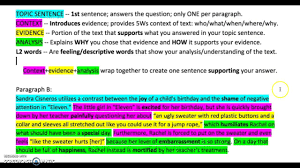 Analysis Paragraph Explanation Teaching Essay Writing Teaching Paragraphs Paragraph Essay