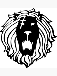 The Seven Deadly Sins The Lion Sin Of Pride Black Photographic Print By Esilencedesigns Dibujos Tribales Tatuajes De Animes Simbolos Nordicos