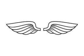 Black And White Angels Logo White Angel Wings Icon Wings Icon Angel Wings Icon White Angel Wings