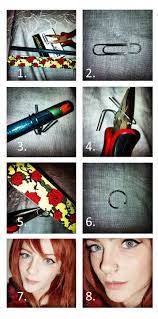 Here is how to make some faux lip rings using just scissors, a pencil, and a paper clip. How To Make A Fake Nose Ring How To Fake A Nose Ring Diy Nose Rings Fake Nose Ring Fake Nose Rings
