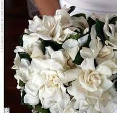 Gardenias float beautifully in water alongside romantic candles. Gardenia Wedding Bouquets