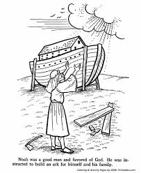 Noah And The Ark Bible Story Coloring Page Bible Coloring Pages Bible Coloring Sunday School Coloring Pages