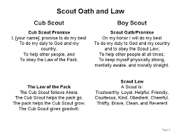 To do my duty to god and my country and to obey the scout law; The Life Cycle Of Scouts Its A Journey