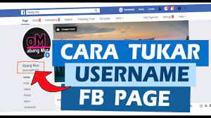 See actions taken by the people who manage and post content. Cara Untuk Menukar Username Facebook Page Youtube