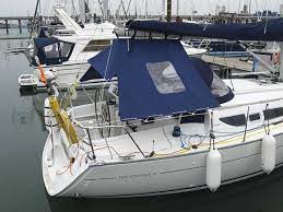 Bob Goode Shows How You Can Increase Your Accommodation By Making A Custom Boom Tent Boat Canopy Boat Building Sailboat Living