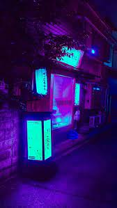 Shop for a new wardrobe with customizable japanese aesthetic clothing on zazzle! Shop At Night Aesthetic Blue Japanese Purple Hd Mobile Wallpaper Peakpx
