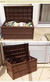 大型コンテナボックス 200l 簡単 簡易バンド固定式 プラスチック製 ホワイト ガーデン ガーデニング エクステリア エクステリア ガーデン用品屋さん 屋外収納 コンテナボックス ベンチ 収納 屋外