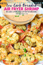 Frozen shrimp air fryer recipe. Keto Low Carb Breaded Air Fryer Shrimp Recipe Video Dr Davinah S Eats