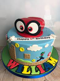 She used wilton 10 and 6 round cake pans. Super Mario Themed Cake Mel S Amazing Cakes