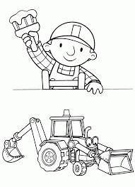 Free Printable Bob The Builder Coloring Pages For Kids In 2020 Free Online Coloring Bob The Builder Free Coloring Pages