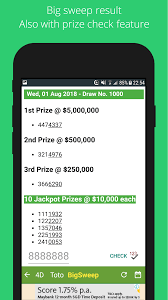 4d Results Singapore Prize Calculator
