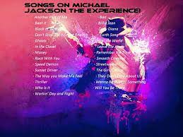 Michael jackson covered you can cry on my shoulder, love is here and now you're gone, people make the world go round, we are the world (demo) and other songs. Michael Jackson The Experience Song List Wii Video Dailymotion
