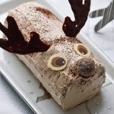 Buche Rudolf Le Renne Au Praline Recette Pour Noel Buche De Noel Creme Au Beurre Creme Au Beurre Chocolat Chocolat Praline
