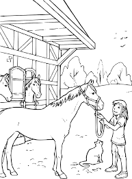 In de manege kun je paarden verzorgen en rijden en als. Kleurplaten Edding
