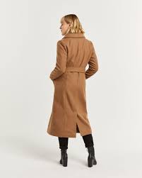 2020 popular 1 trends in women's clothing with ladies camel wool blend coat and 1. Shawl Collar Duster Wool Blend Coat With Sash Regular Reitmans