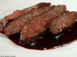 Then add to your grill and cook to desired internal temperature. Red Wine Vinegar Shallot And Garlic Reduction Sauce For Steaks Delishably