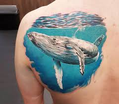 Size really doesn't matter when it comes to tattoos since even the tiniest ink can mean a lot to its owner. Blue Whale Tattoo By Marek Hali Photo 19118