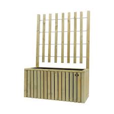 Bac Treillis En Bois Elan 89 X 41 X H 130 Cm Castorama Bac Treillis Treillis Bois Treillis