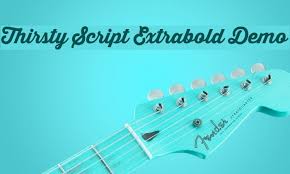 ️ customize your own preview on ffonts.net to make sure it`s the right one for your designs. Thirsty Script Extrabold Demo Font Ffonts Net