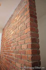 Turn A Plain Wall Into A Brick Wall Fake Brick Wall Faux Brick Walls Diy Brick Wall