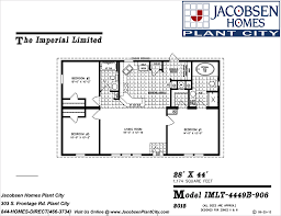 Single wide mobile homes are available with a variety of floor plans and price points, so homeowners can make the most of their investment while still staying on some homes with multiple bedrooms have a master bath attached to the master bedroom, while others only have shared bathrooms. Manufactured Modular Home Floor Plans By Bedrooms Jacobsen Mobile Homes Plant City