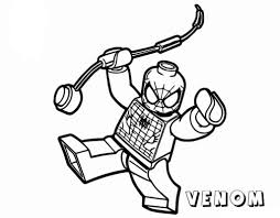 The pages are black and white with very little that needs to be colored. The Best 22 Printable Lego Venom Coloring Pages
